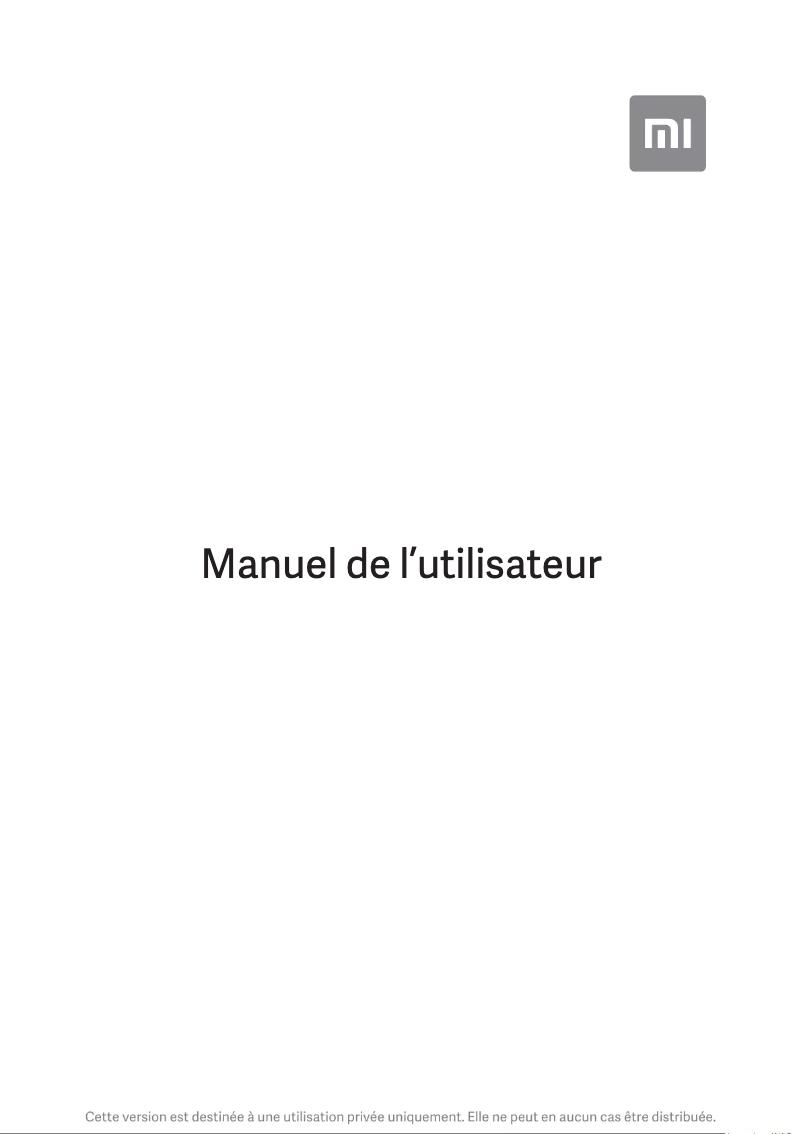 Page 1 de la notice Manuel utilisateur Xiaomi Redmi 10X Pro 5G