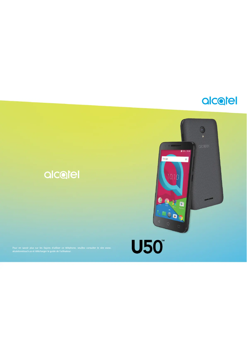 Página 1 del manual Manual de usuario Alcatel U50