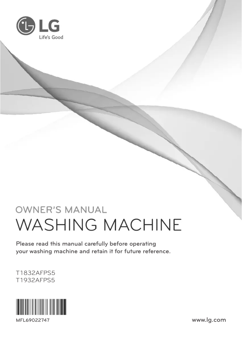 Página 1 del manual Manual de usuario LG T1832AFPS5