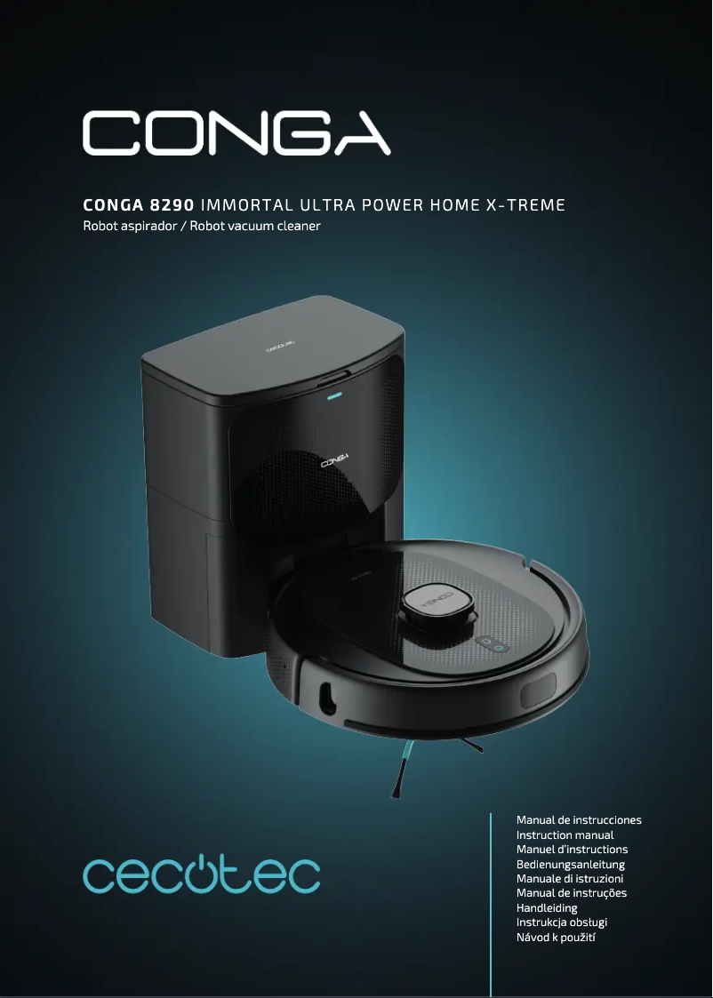 Page n°1 - Manuel utilisateur Cecotec Conga 8290 Immortal Ultra Power Home X-Treme