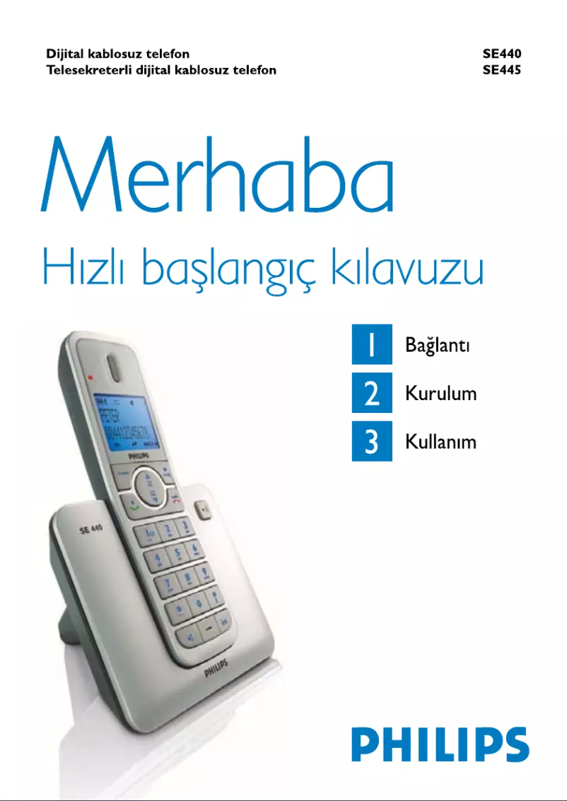 Página 1 del manual Guía de inicio rápido Philips SE4452S