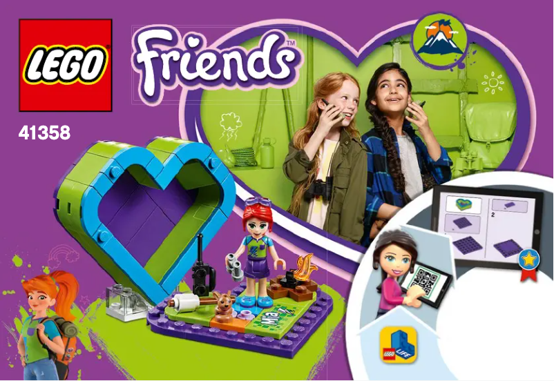 Page 1 de la notice Manuel utilisateur Lego Friends 41358