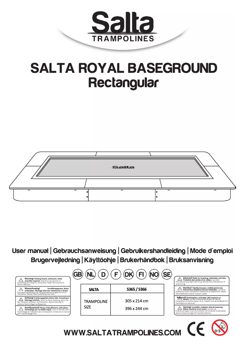 Page n°1 - Manuel utilisateur Salta Royal