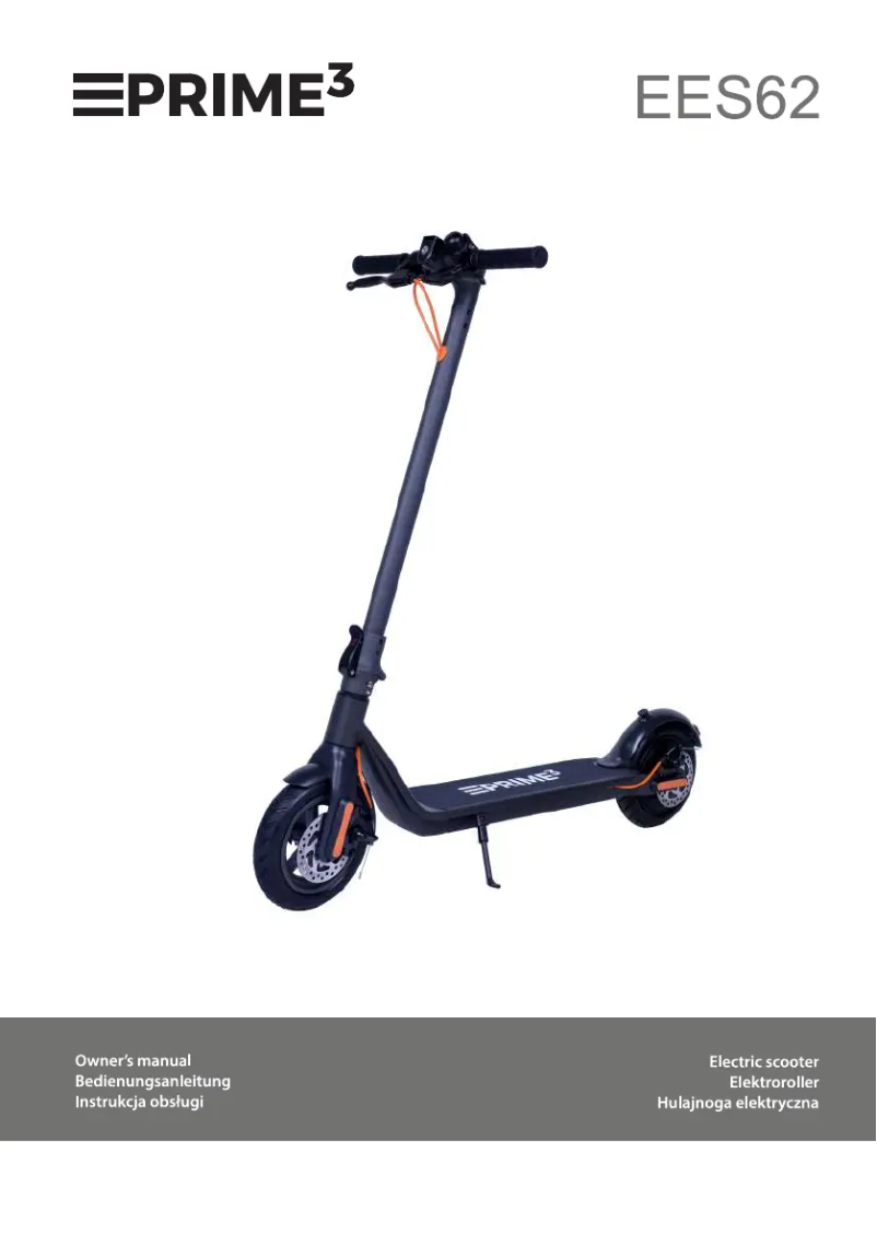 Page 1 de la notice Manuel utilisateur PRIME3 EES62