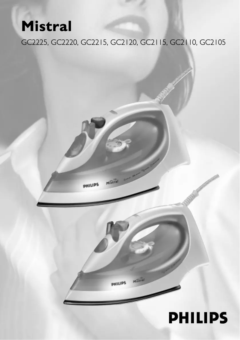 Página 1 del manual Manual de usuario Philips Mistral GC2215