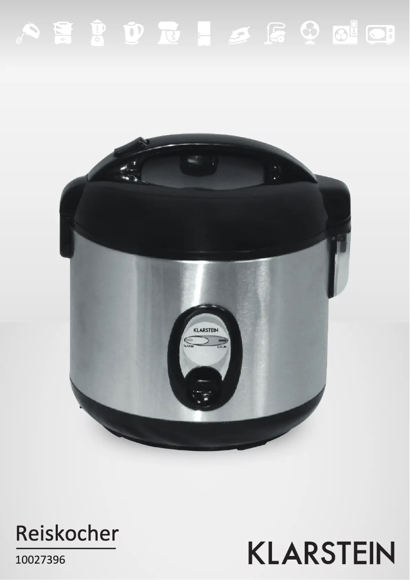 Page 1 de la notice Manuel utilisateur Klarstein Sapporo