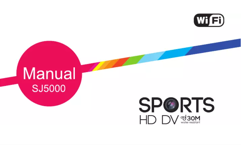 Page n°1 - Manuel utilisateur SJCAM SJ5000 WiFi