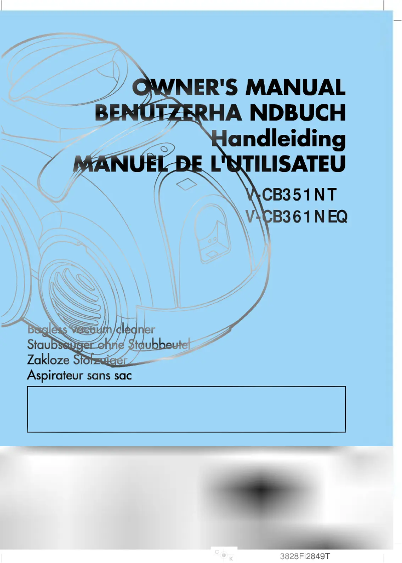 Page 1 de la notice Manuel utilisateur LG V-CB351NT