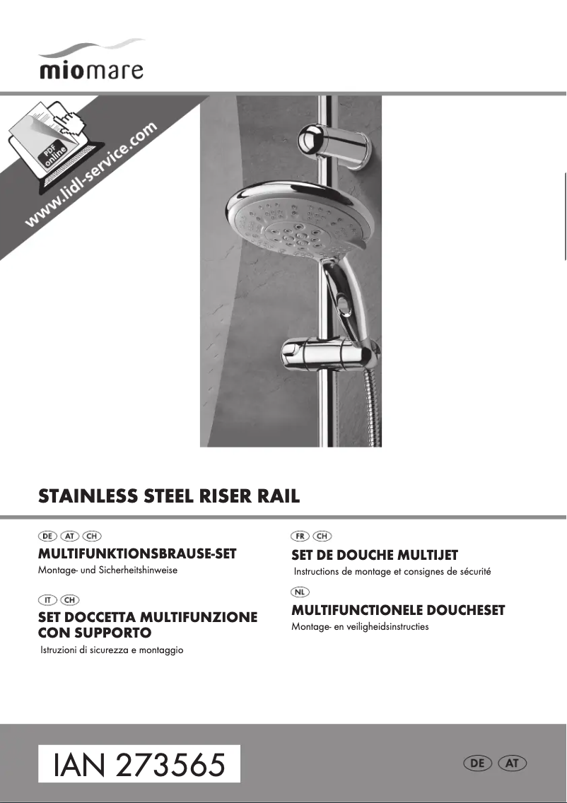 Page 1 de la notice Manuel utilisateur Miomare IAN 273565