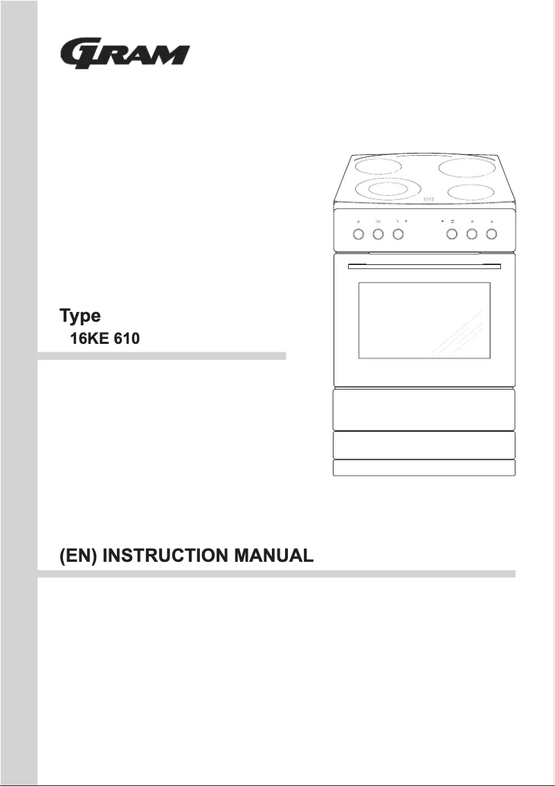 Page 1 de la notice Manuel utilisateur Gram 16KE 610