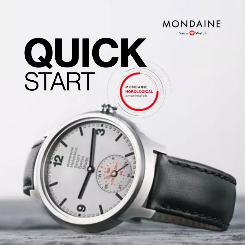 Page 1 de la notice Manuel utilisateur Mondaine Helvetica No1