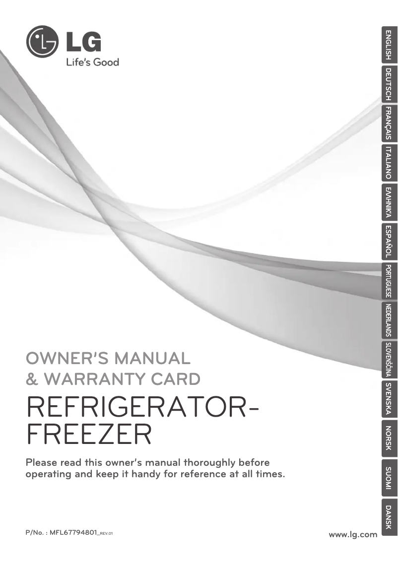 Page 1 de la notice Manuel utilisateur LG GBB539PVCPB