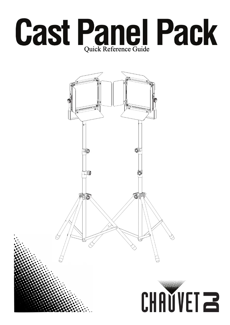 Page 1 de la notice Manuel utilisateur Chauvet Cast Panel Pack