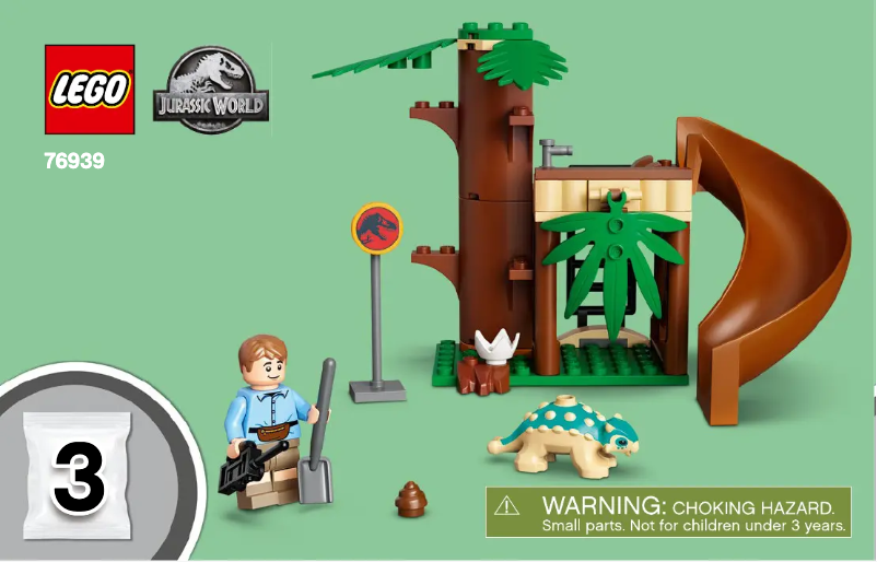 Page 1 de la notice Manuel utilisateur Lego Jurassic World 76939