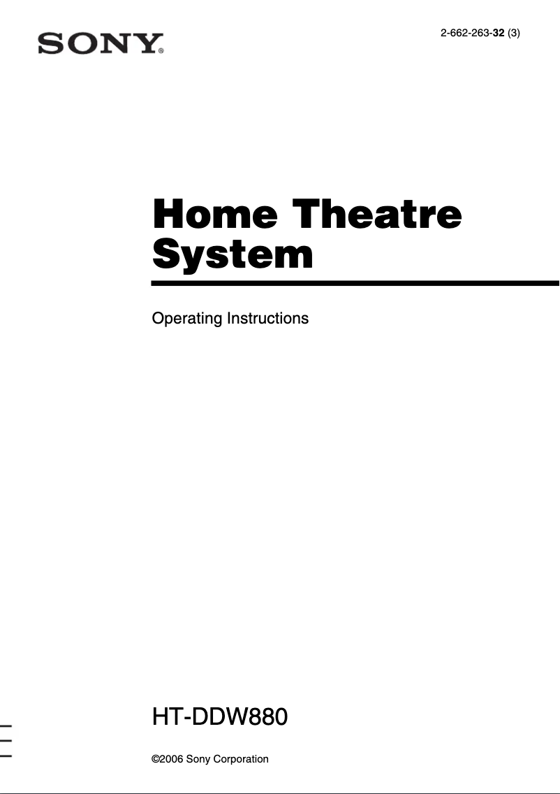 Image de la première page du manuel de l'appareil STR-K880