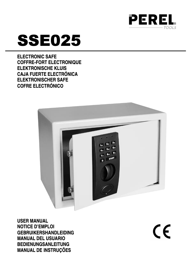 Page n°1 - Manuel utilisateur Perel SSE025