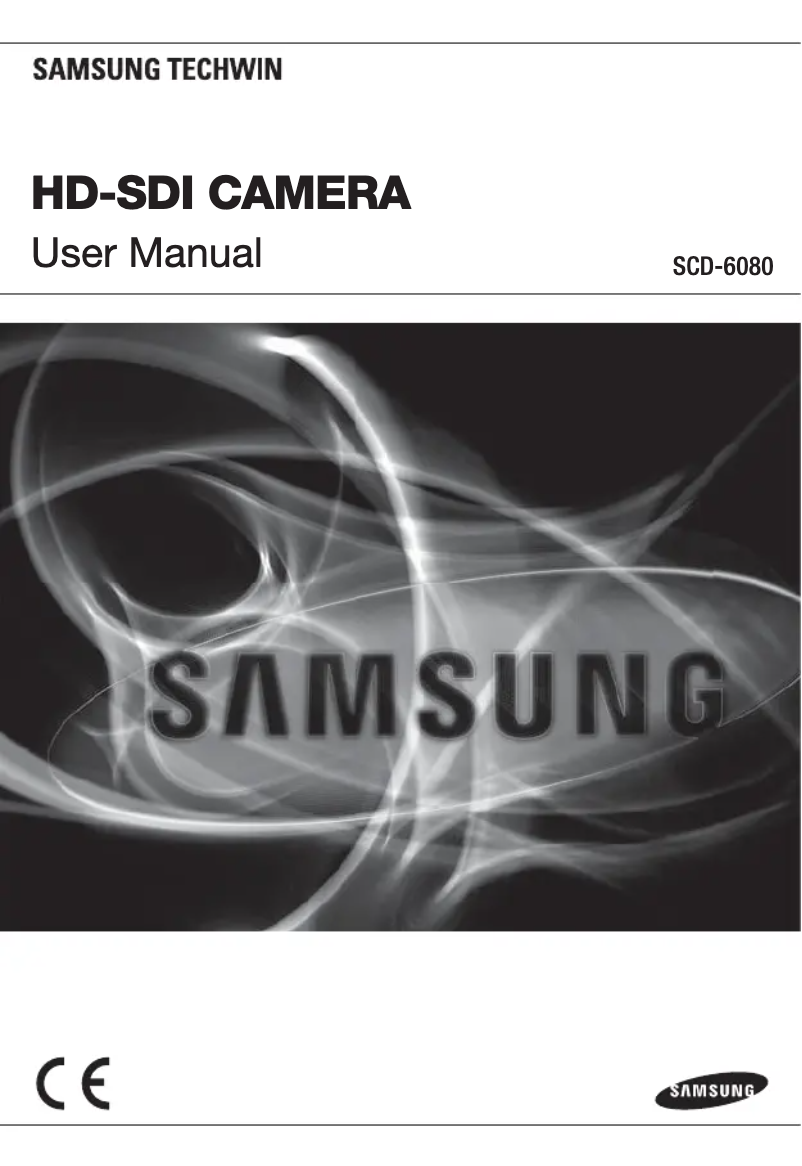 Page n°1 - Manuel utilisateur Samsung SCD-6080