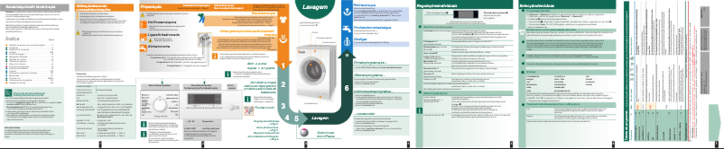 Image de la première page du manuel de l'appareil WM12S741EE