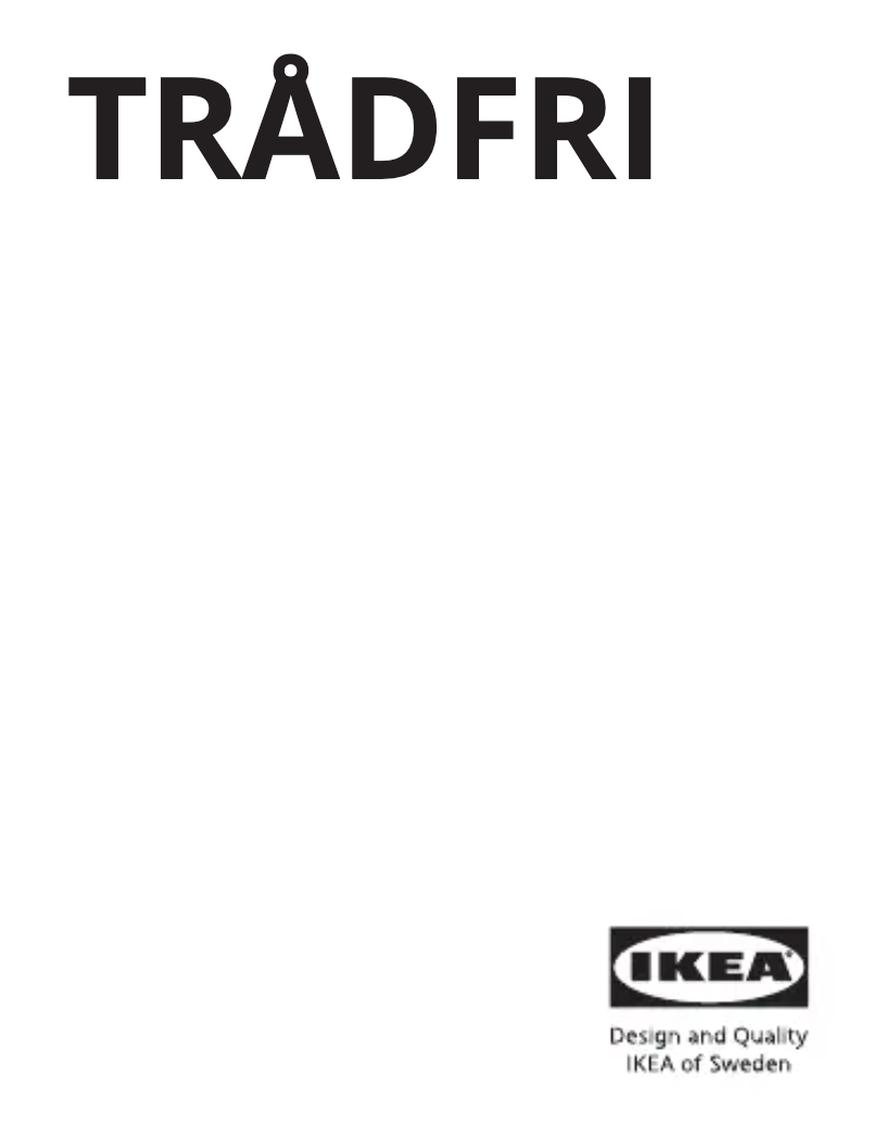 Page 1 de la notice Manuel utilisateur Ikea TRÅDFRI 505.413.12
