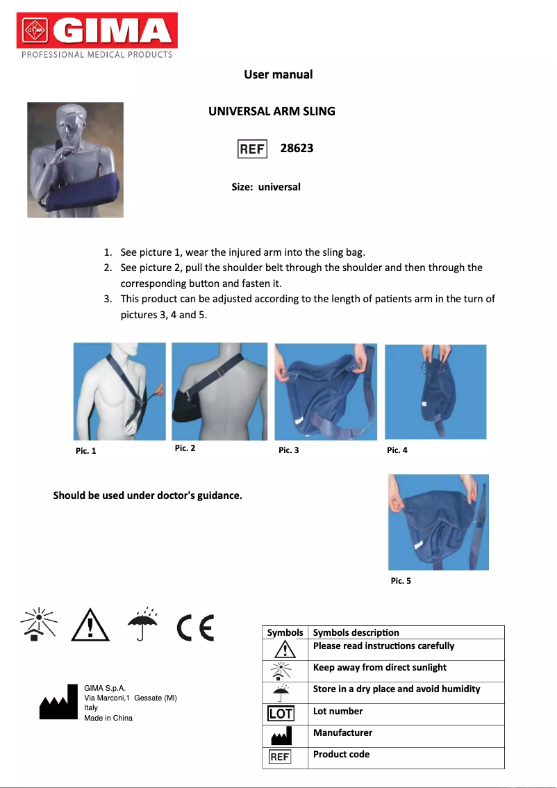 Image de la première page du manuel de l'appareil 28623