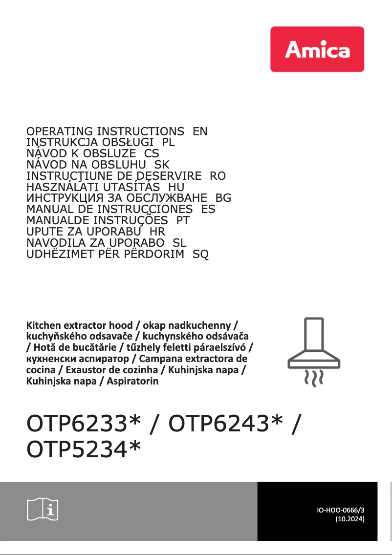 Page n°1 - Manuel utilisateur Amica OTP5234W