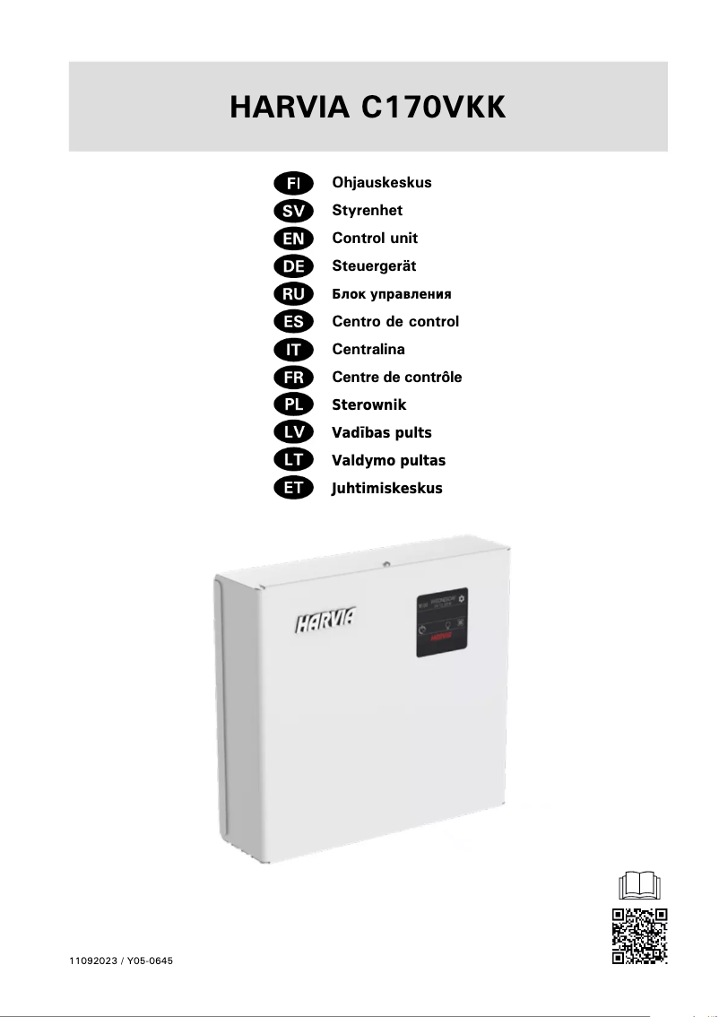 Image de la première page du manuel de l'appareil C170400VKK