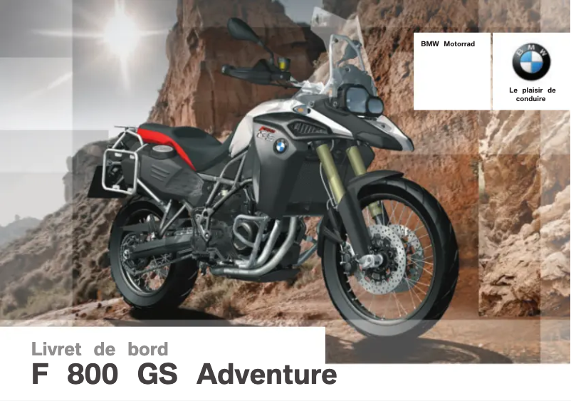 Page 1 of the manual User Manual BMW F 800 GS Adventure (2015)
