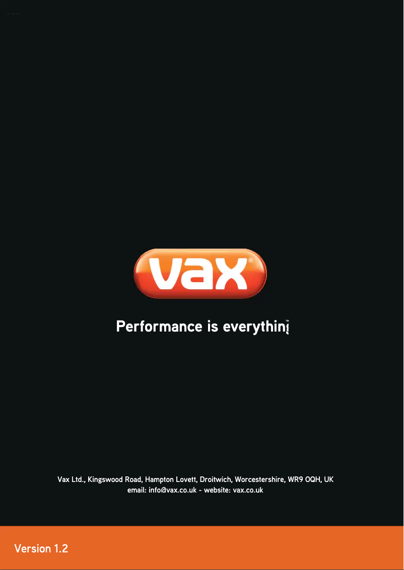 Page 1 de la notice Manuel utilisateur Vax Bare Floor Pro S2S