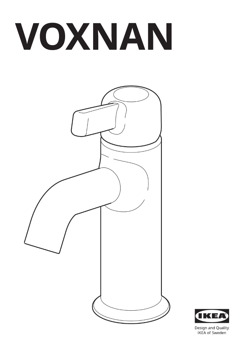 Image de la première page du manuel de l'appareil VOXNAN 005.332.58