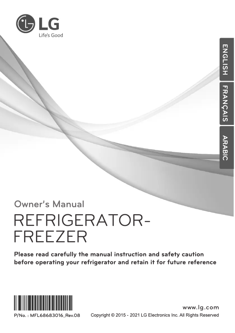 Página 1 del manual Manual de usuario LG GN-G372SLCB