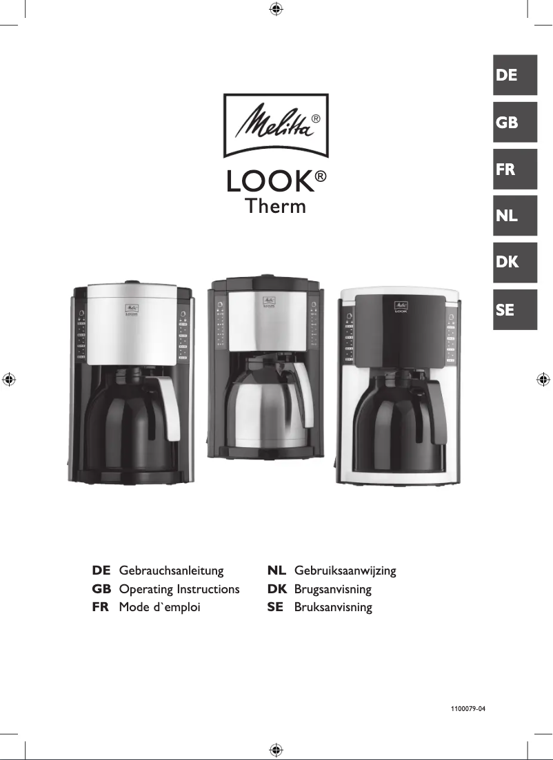 Image de la première page du manuel de l'appareil Look III Therm
