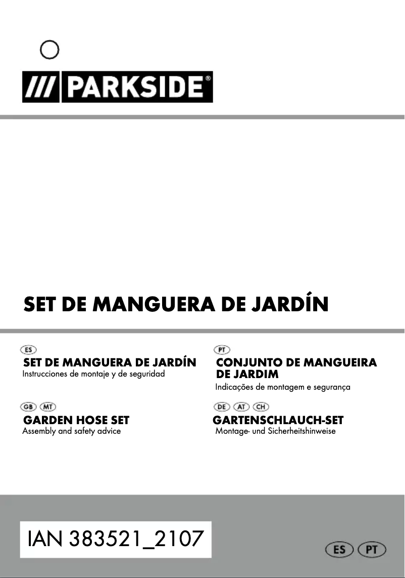 Page n°1 - Manuel utilisateur Parkside HG09109