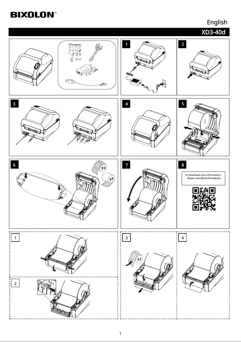 Image de la première page du manuel de l'appareil XD3-40d