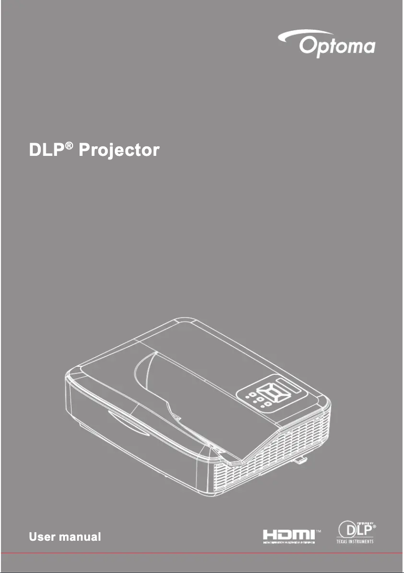 Page 1 de la notice Manuel utilisateur Optoma ZH300UW