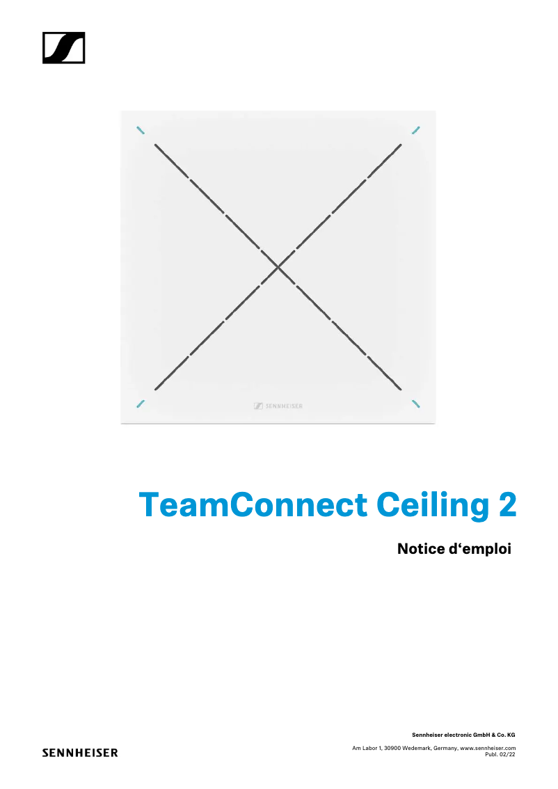 Image de la première page du manuel de l'appareil TeamConnect Wireless