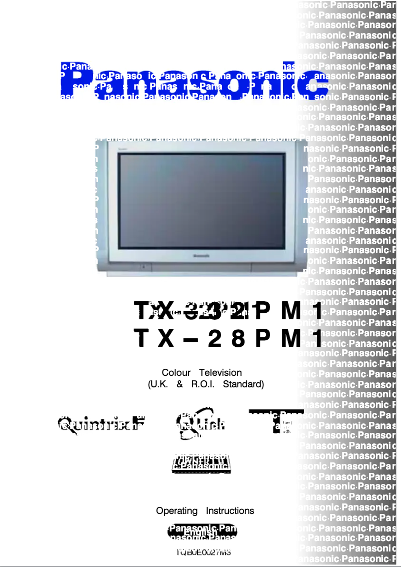 Image de la première page du manuel de l'appareil TX-32PM1