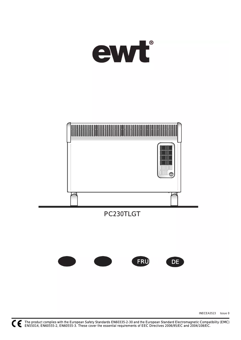 Página 1 del manual Manual de usuario EWT PC230TLGT