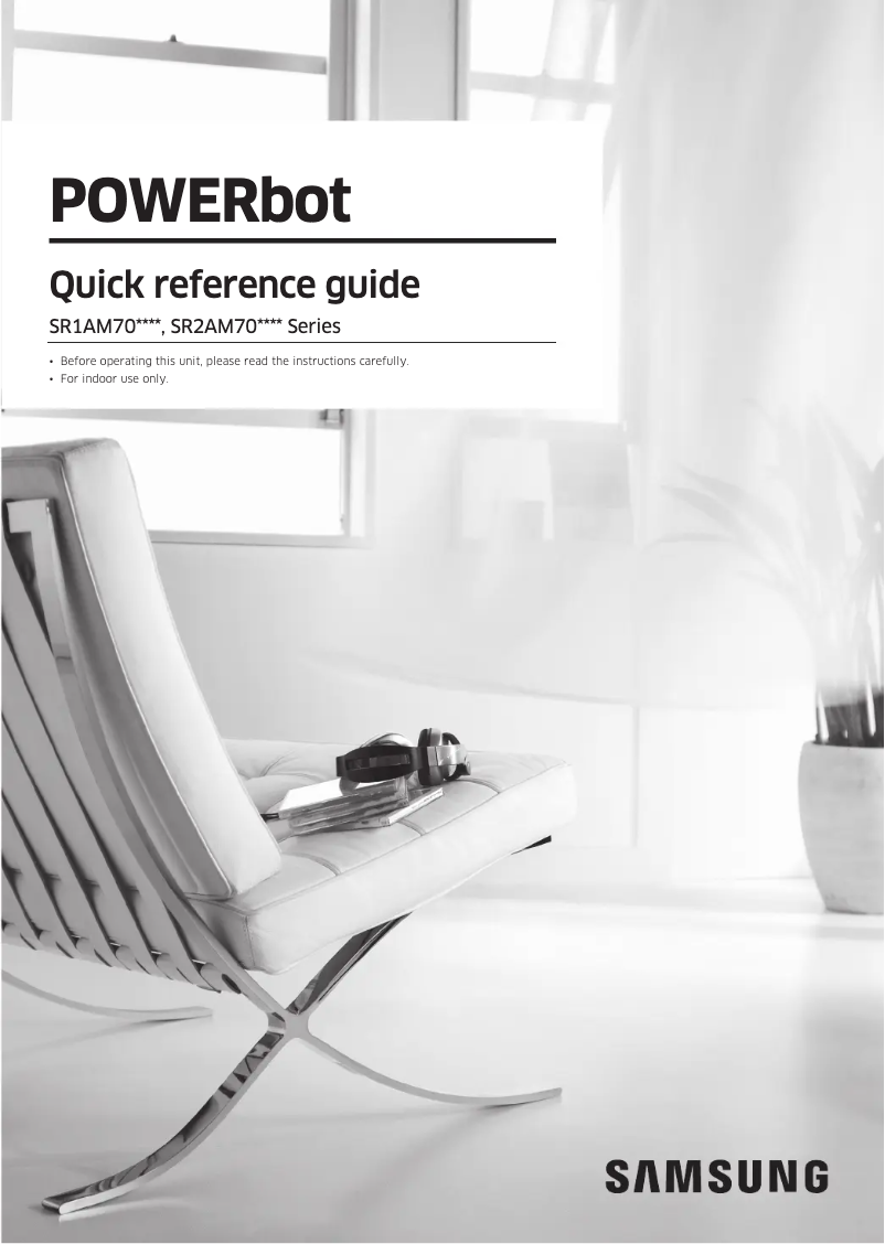 Page 1 de la notice Manuel utilisateur Samsung POWERbot R7070