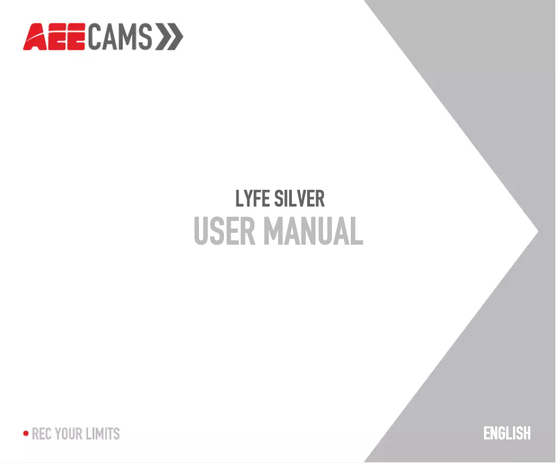 Page 1 de la notice Manuel utilisateur AEE Lyfe Silver