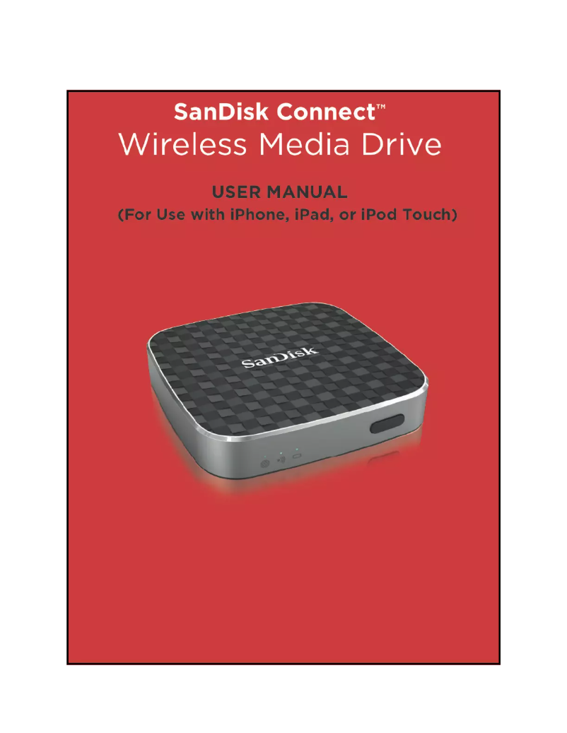 Página 1 del manual Manual de usuario Sandisk Wireless