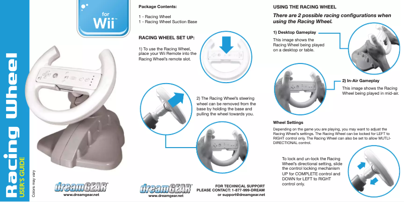 Page n°1 - Manuel utilisateur dreamGEAR DGWII-1059