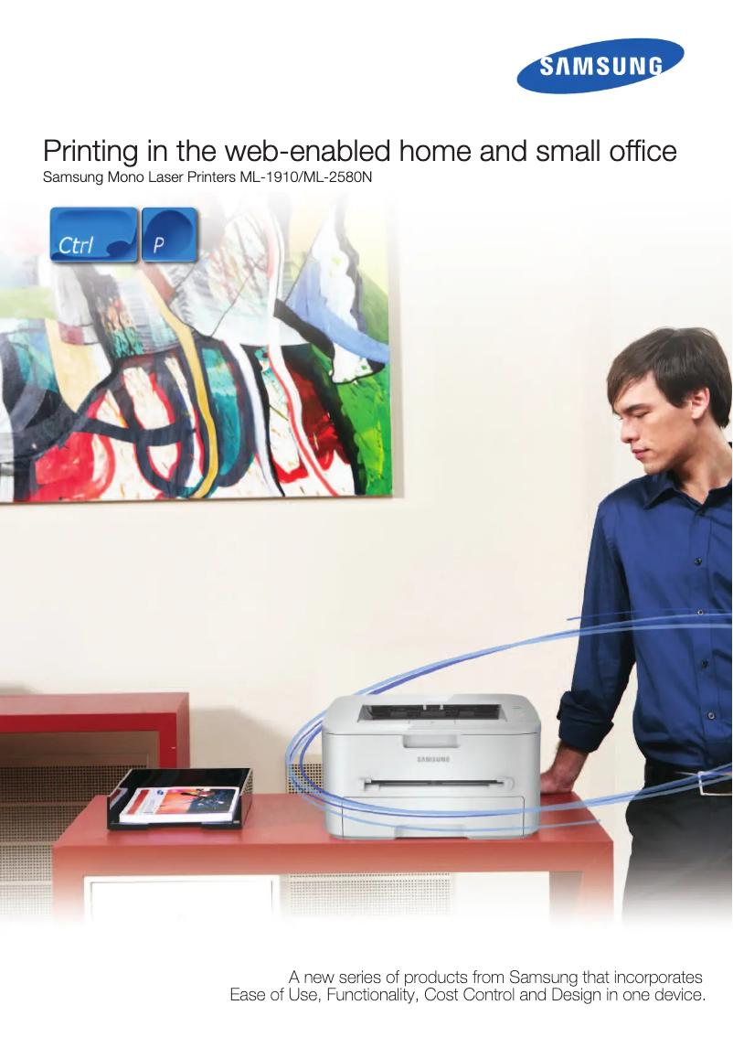 Page 1 de la notice Manuel utilisateur Samsung ML-2580N