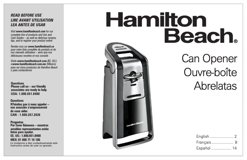Image de la première page du manuel de l'appareil SmoothTouch 76606Z