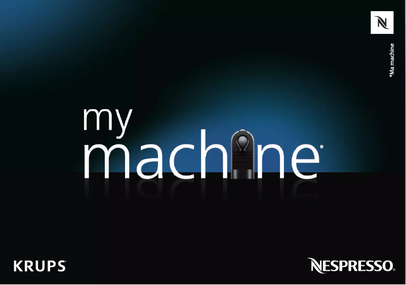 Page 1 de la notice Manuel utilisateur Krups Nespresso U XN250A