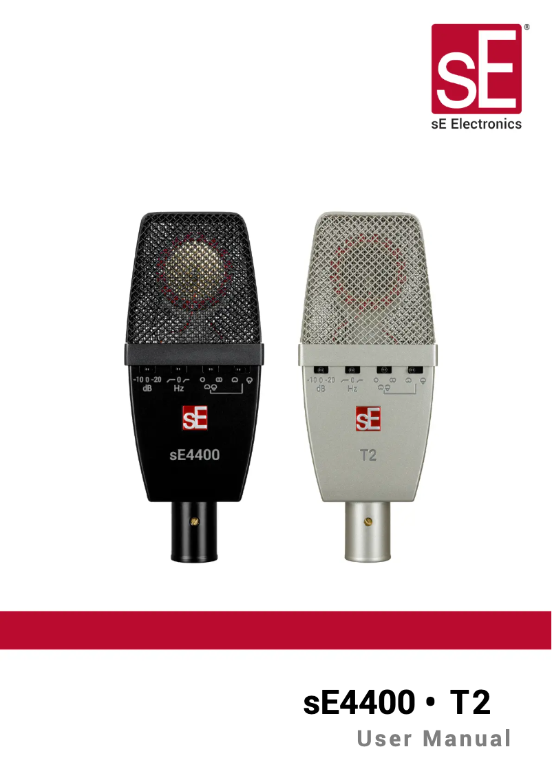 Page n°1 - Manuel utilisateur SE Electronics sE4400