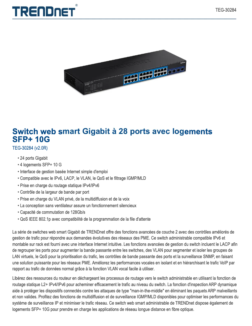 Image de la première page du manuel de l'appareil TEG-30284