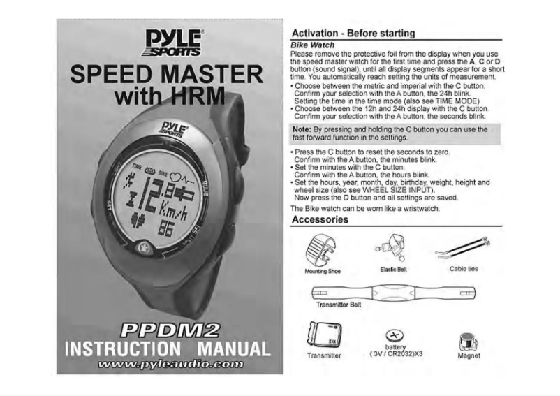 Page 1 of the manual User Manual Pyle PPDM2