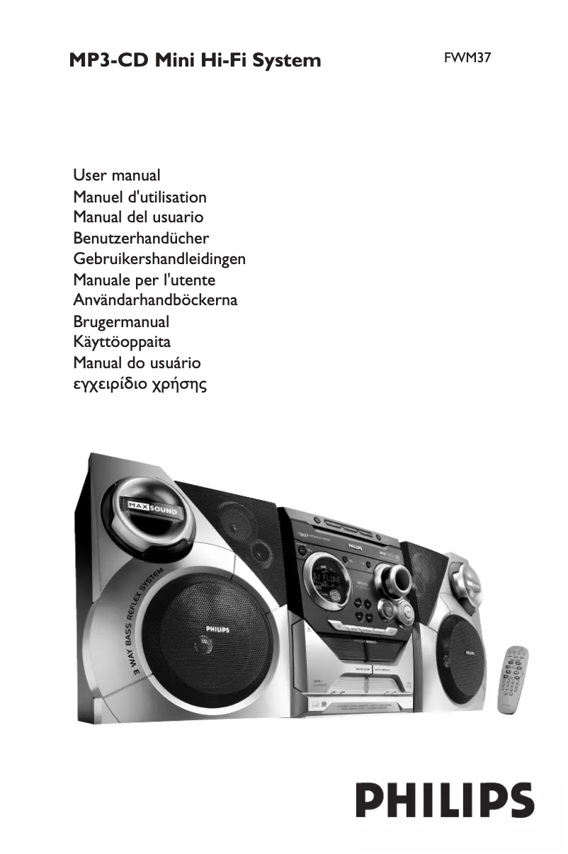 Página 1 del manual Manual de usuario Philips FWM37