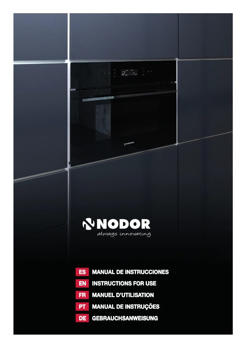 Page n°1 - Manuel utilisateur Nodor NorChef MW 4600 DB
