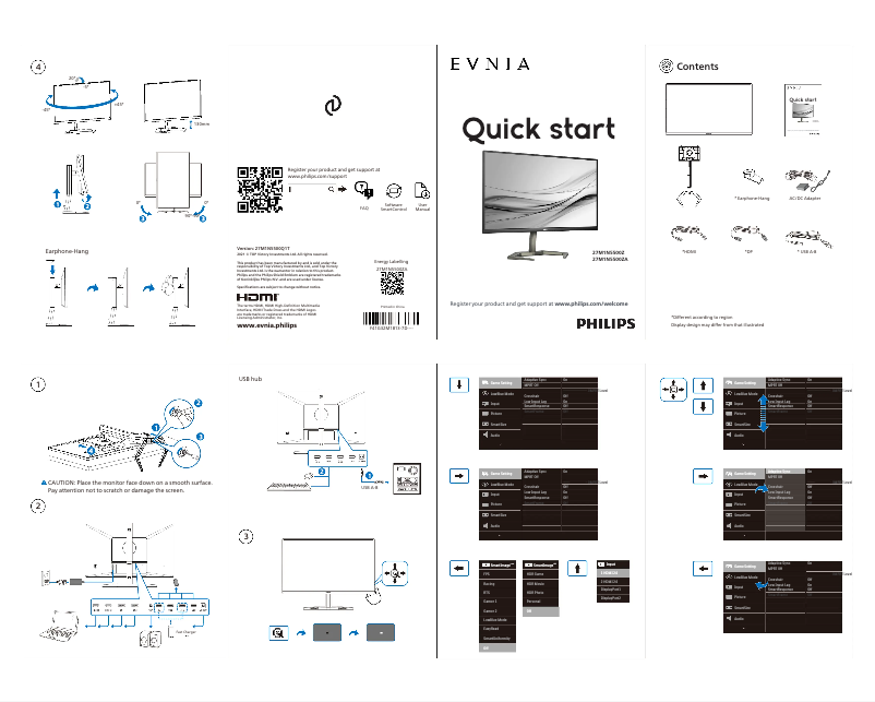 Imagen de la primera página del manual del dispositivo 27M1N5500ZA